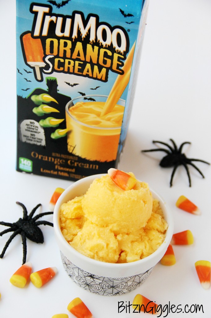 Orange Screamsicle Sherbet - Orange creamsicle flavored sherbet electrified by some tart crushed pineapple and then perfectly sweetened to make a simple and delicious frozen treat that requires only 5 ingredients!