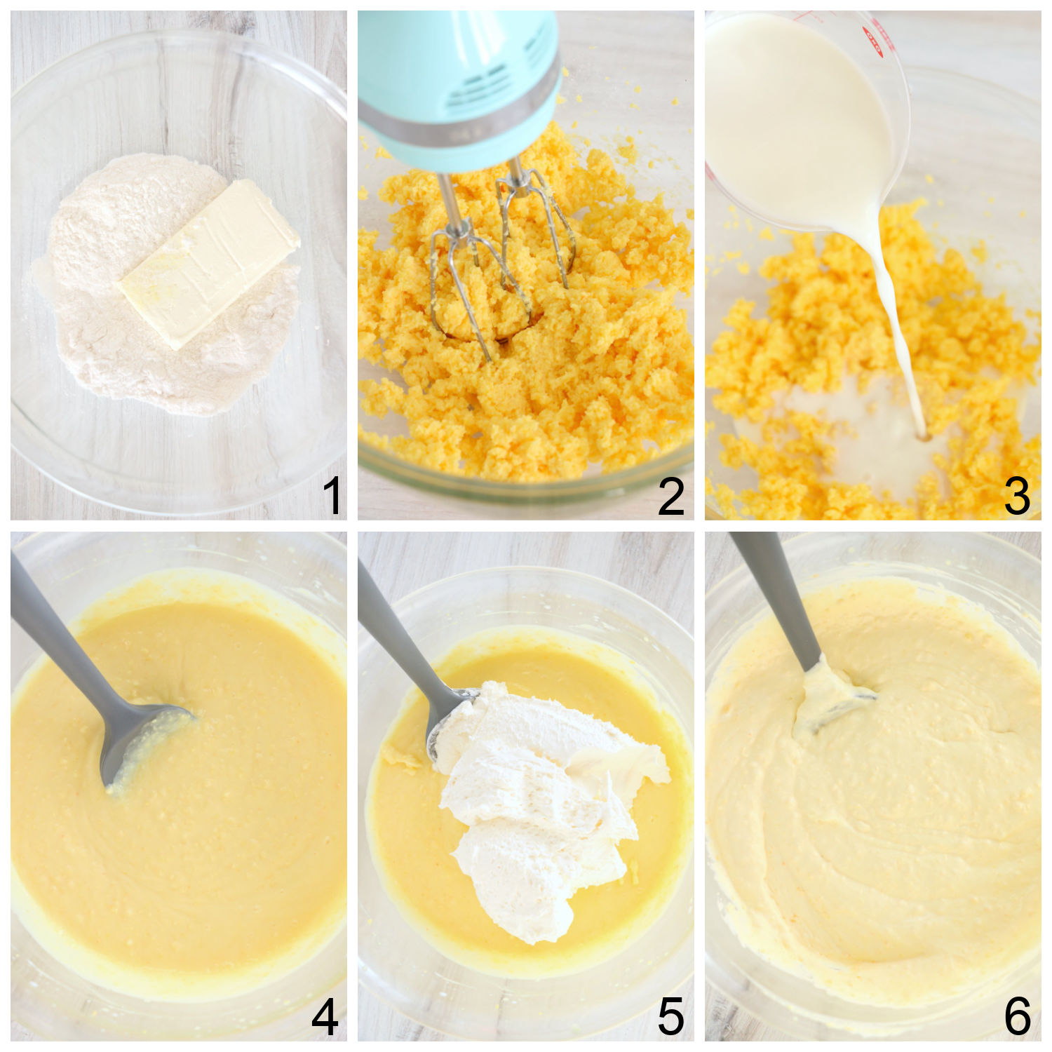 Steps for making icebox cake