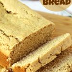 Peanut Butter Bread - Only 6 ingredients and so easy and quick to bake! Goes great with grape jelly, chocolate spread or just plain old peanut butter!