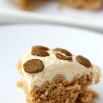Microwave Mug Pupcake - a quick, microwaveable dog treat! This cake bakes in 90 seconds and is topped with a simple two-ingredient frosting!