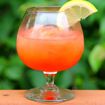 Pink Flamingo Vodka Slush - A refreshing and flavorful slushy drink perfect for parties and BBQs!