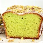 cut pistachio loaf of bread
