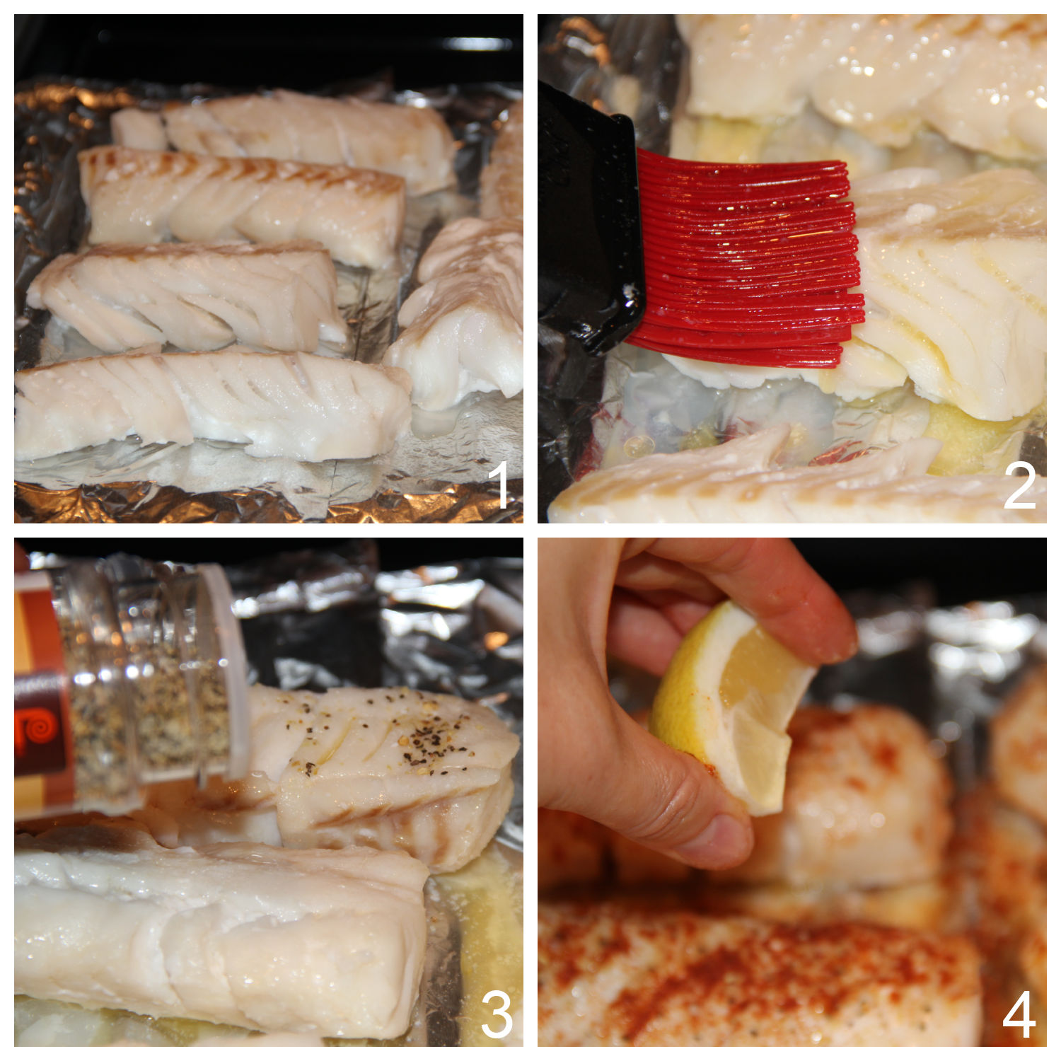 steps for preparing cod