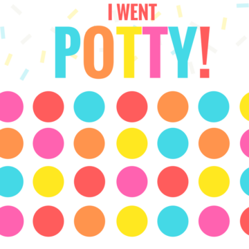 Printable Potty Training Chart - FREE, printable potty training chart! Use stickers, or frame and use a dry erase marker to mark off success. Child earns a reward when the chart is filled!