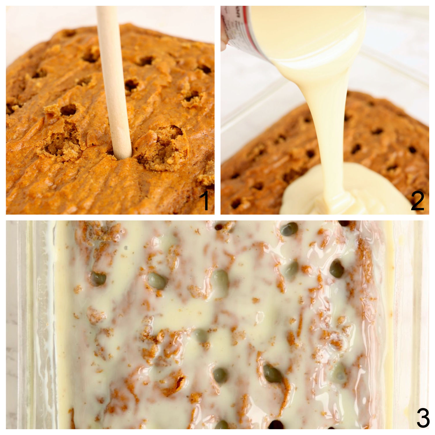 steps for making a poke cake