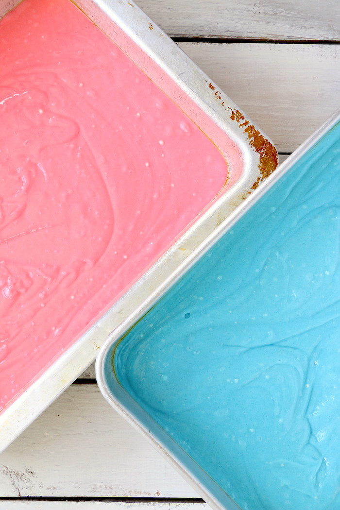 Red White and Blue Trifle - An easy and patriotic red, white and blue trifle dessert made with crumbles of white cake and a sweet creamy filling!