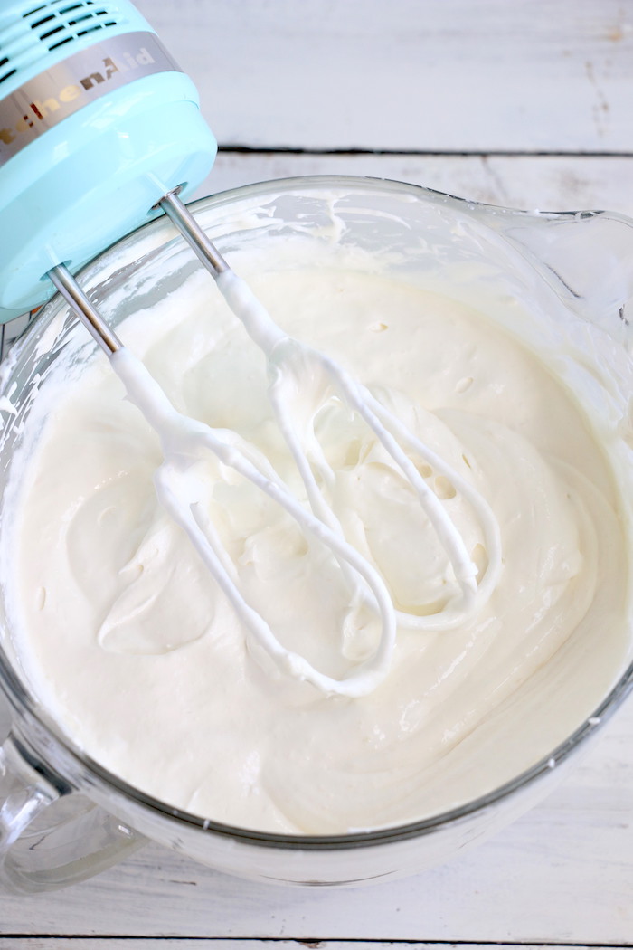 Red White and Blue Trifle - An easy and patriotic red, white and blue trifle dessert made with crumbles of white cake and a sweet creamy filling!