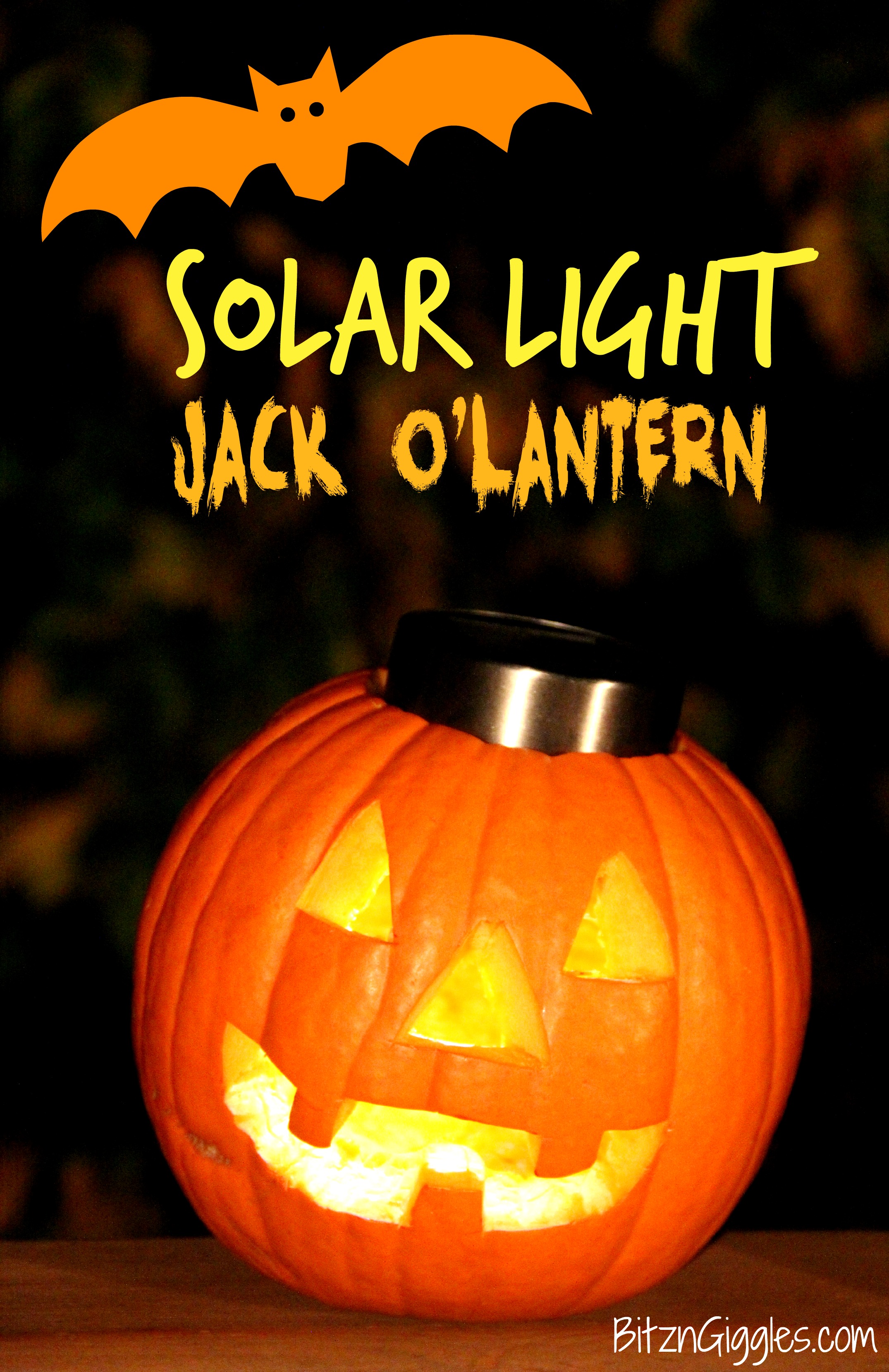 Solar Light Jack O Lantern