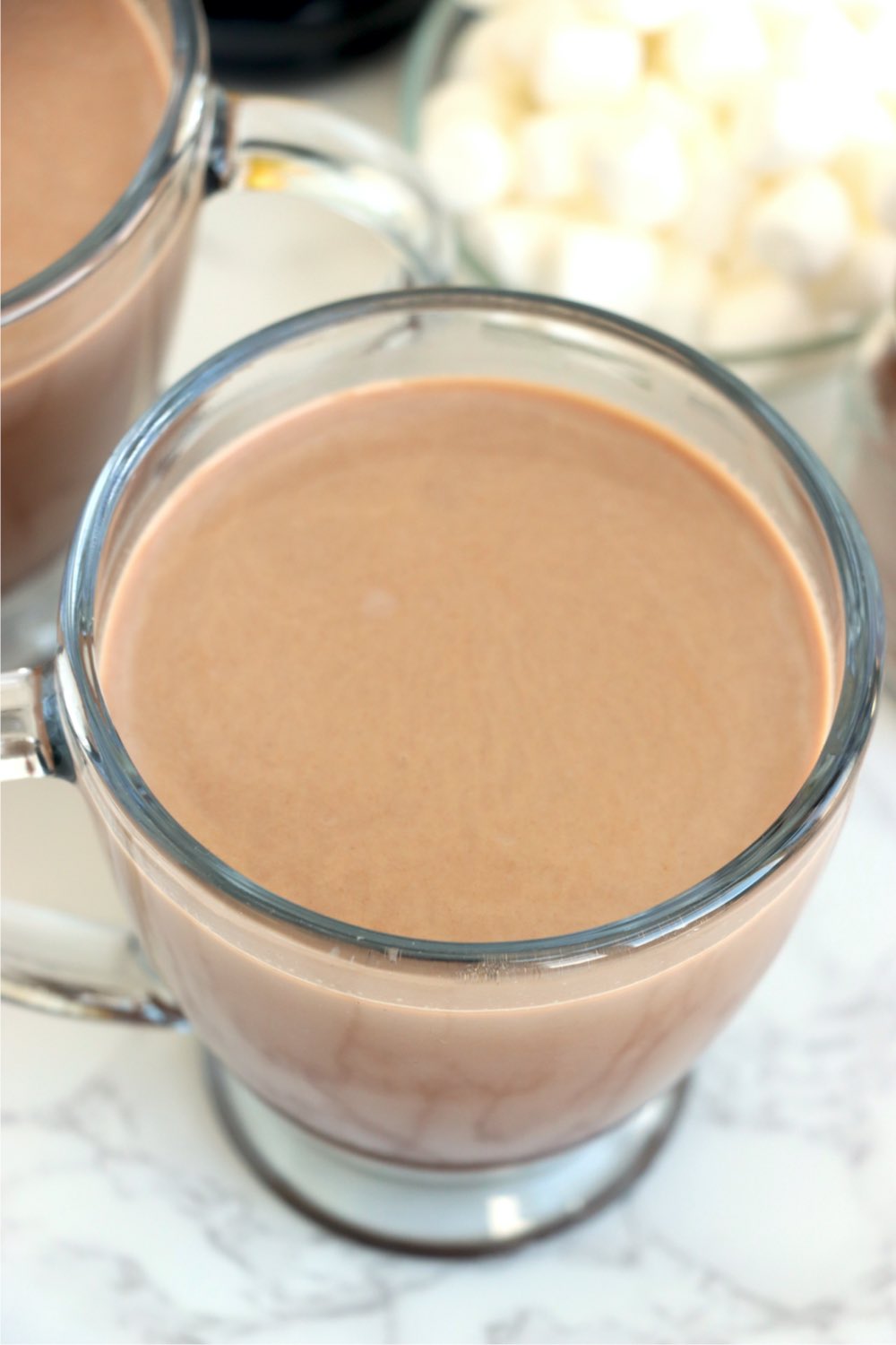 mug filled with hot chocolate