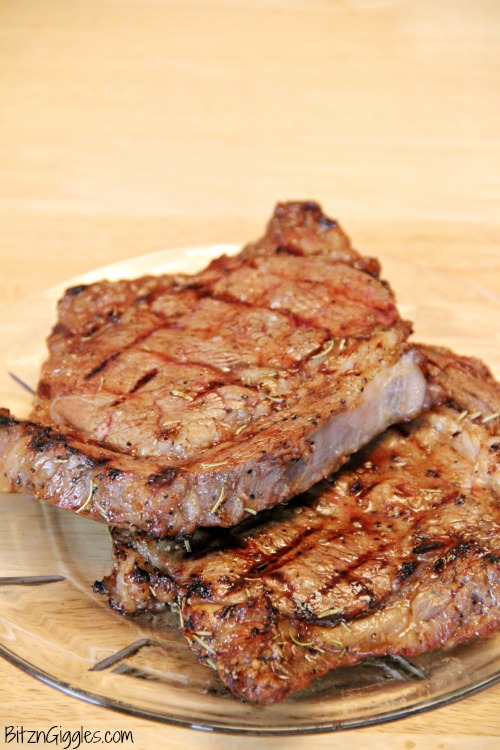 The Best Steak Marinade - A delicious and easy homemade steak marinade that's bursting with flavor! Perfect for any cut of beef, but absolutely divine on Ribeye steaks!