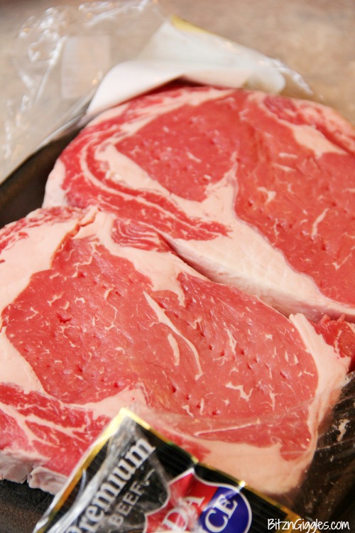 The Best Steak Marinade - A delicious and easy homemade steak marinade that's bursting with flavor! Perfect for any cut of beef, but absolutely divine on Ribeye steaks!