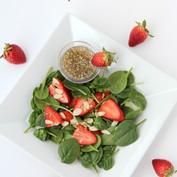 Strawberry Spinach Salad