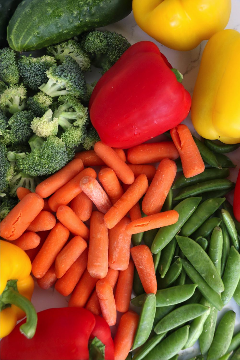 assortment of fresh vegetables