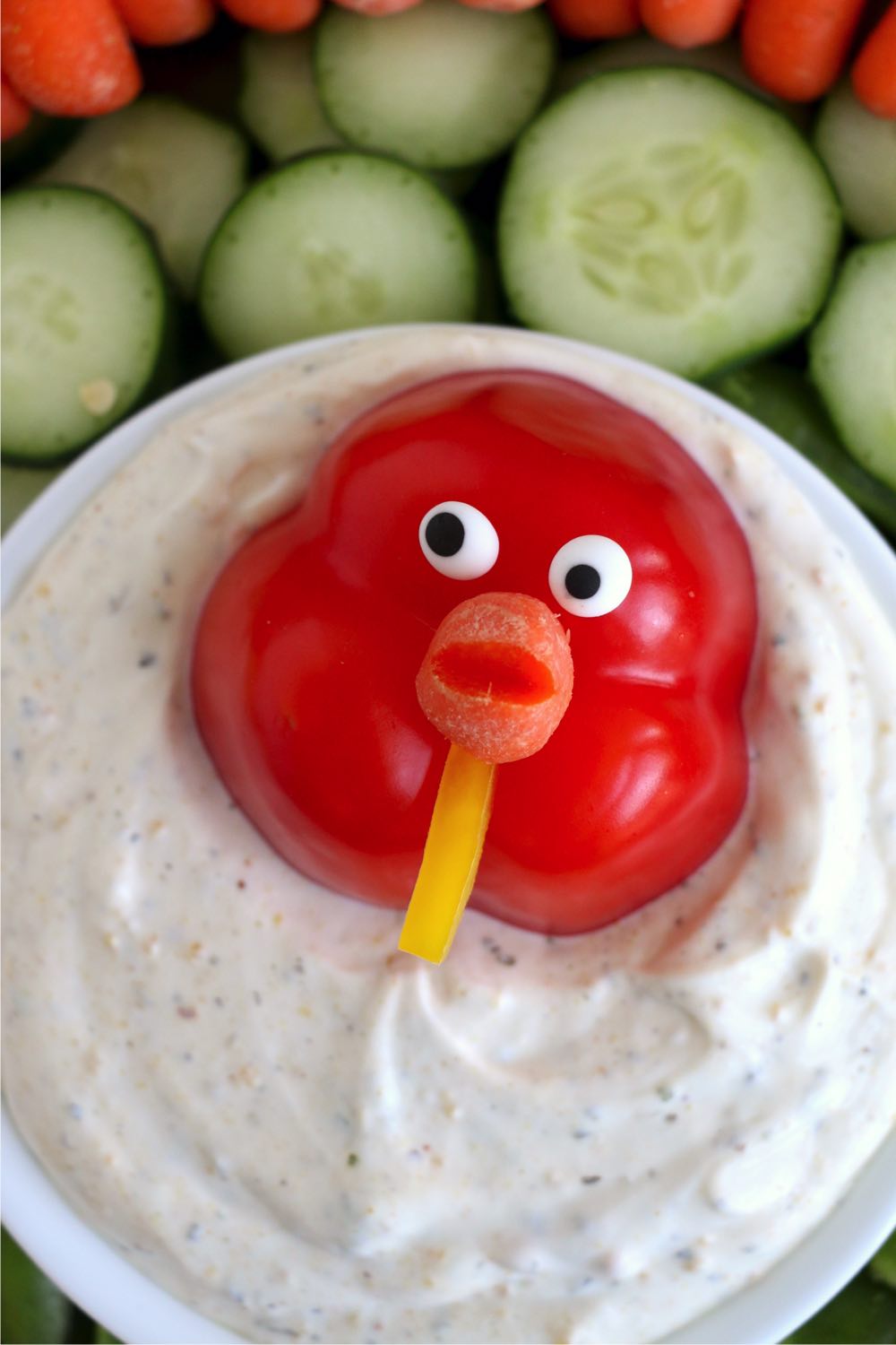 red pepper turkey face