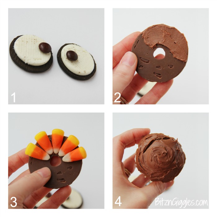 Wide Eyed Turkey Cupcakes