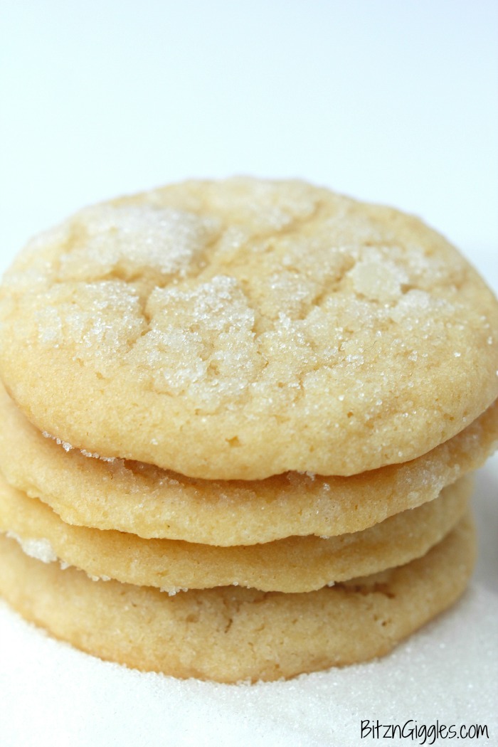 Angel Cookies - A soft and chewy vanilla cookie topped with a gorgeous sugar glaze.